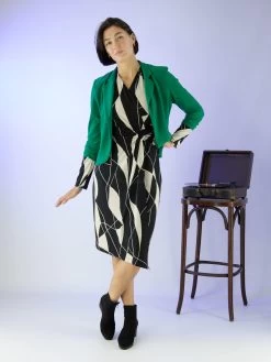 Joseph Ribkoff 233104 Jurken Zwart -Joseph Ribkoff Winkel 160100721 6